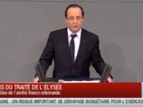 Hollande place la jeunesse au coeur de l'amitié franco-allemande