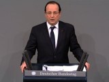 Discours du Président de la République devant les membres des Parlements français et allemands