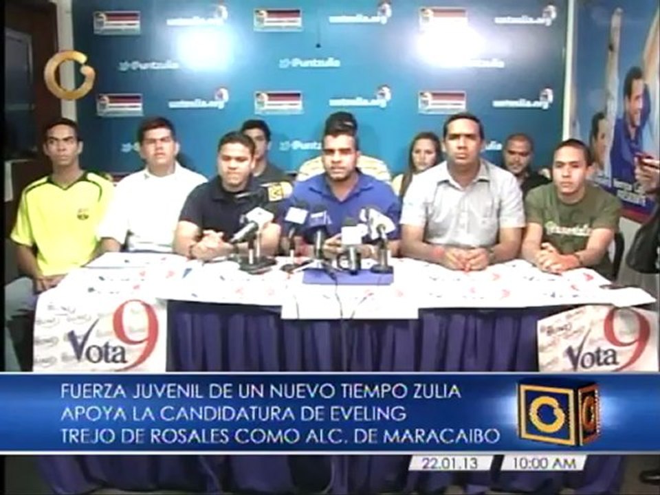Fuerza Juvenil de UNT-Zulia expresó su apoyo a la alcaldesa Eveling Trejo