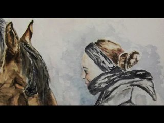 dessiner un cheval "aquarelle"