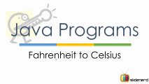 Java Program Fahrenheit to Celsius Converter Code [HD]