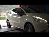 ::: o2programmation ::: Peugeot 208 1.6L HDI 115@145cv Reprogrammation Moteur sur Banc de Puissance Cartec Marseille Gemenos Paca