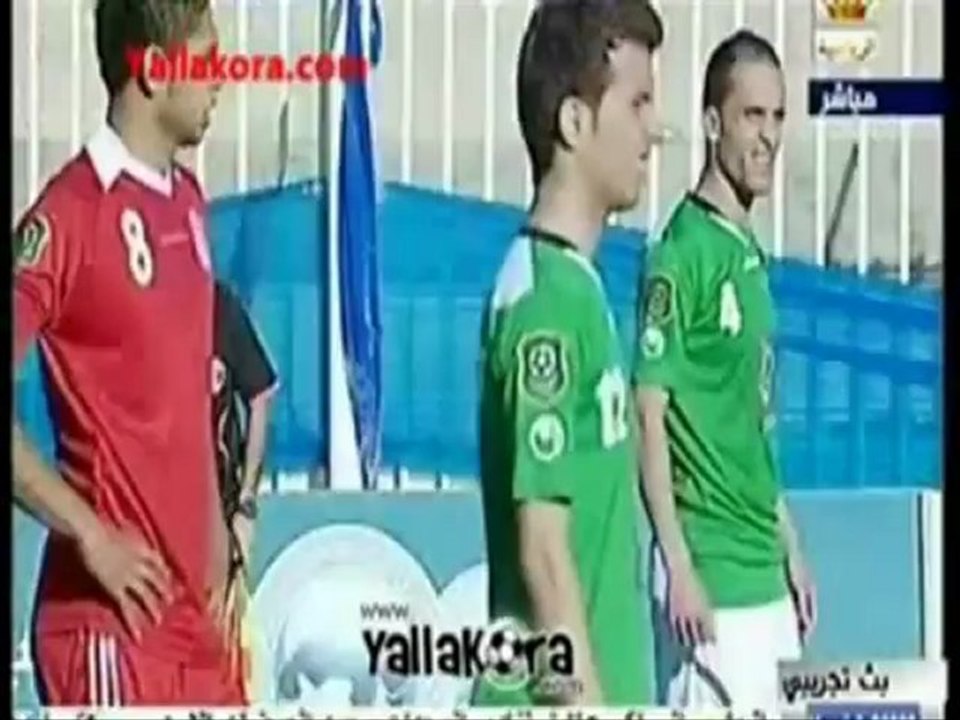 احمد بلال فى اول مبارياته مع الوحدات الاردنى