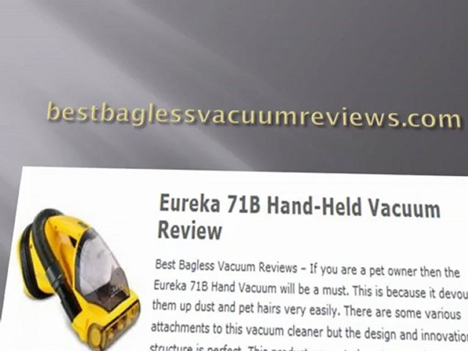 Bagless Vacuum Reviews - Top 10 Bagless Vacuums