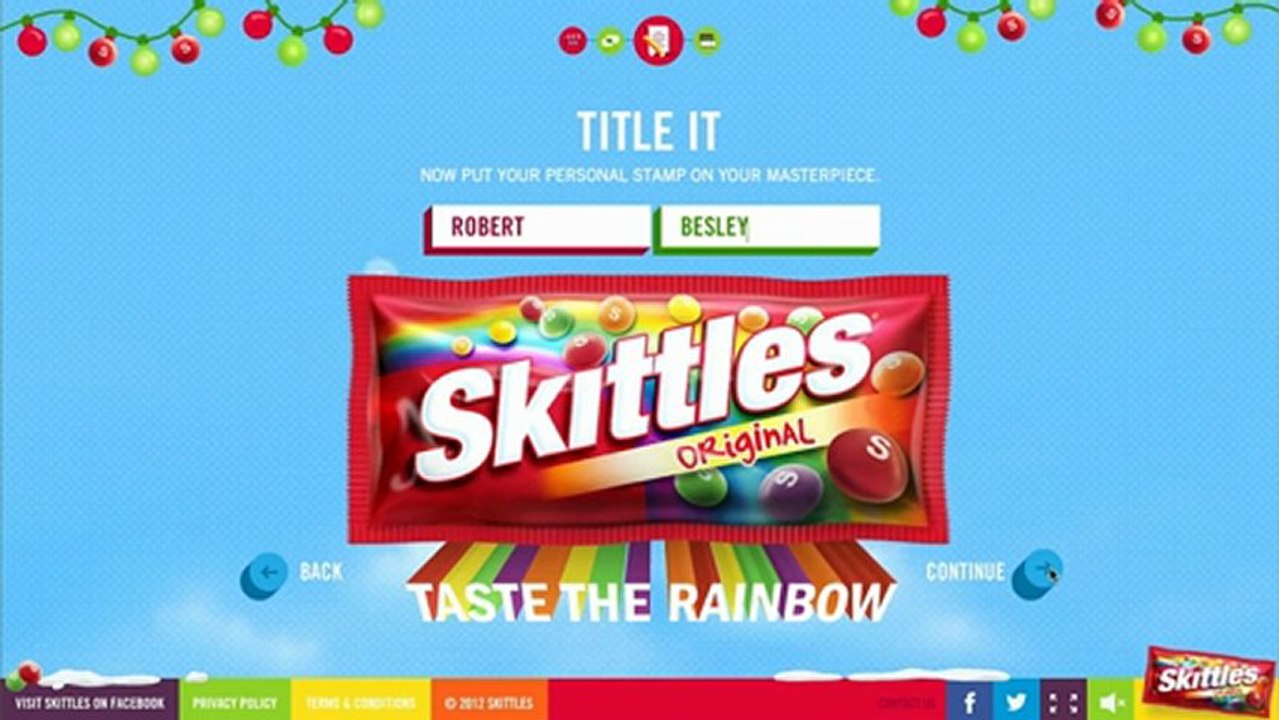 Create The Rainbow - Skittles