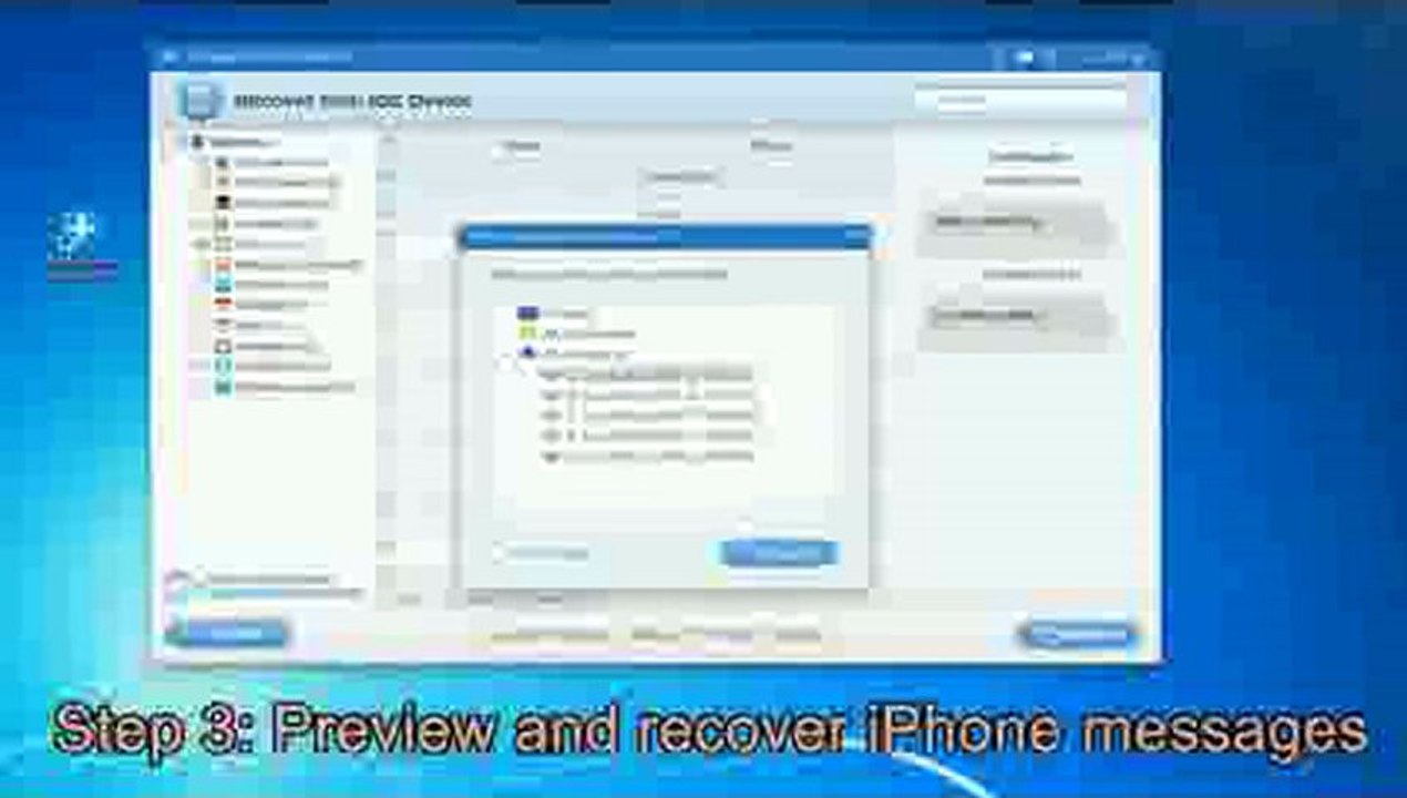 Watch this Youtube Video and Learn to Recover Deleted SMS from iPhone
