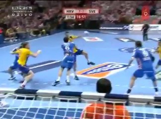 mondial 2009 Croatie Suède 1ère mi-temps