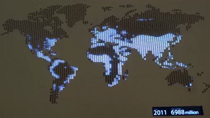 Australie-Melbourne: Museum d'Histoire Naturelle, superbe video sur la propagation de la population mondiale dans le temps et l'espace!