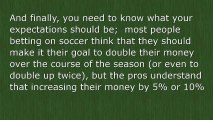 Getting Started With Betting On Soccer