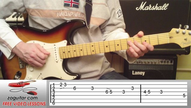 Bob Marley I Shot The Sheriff (riff) + TAB