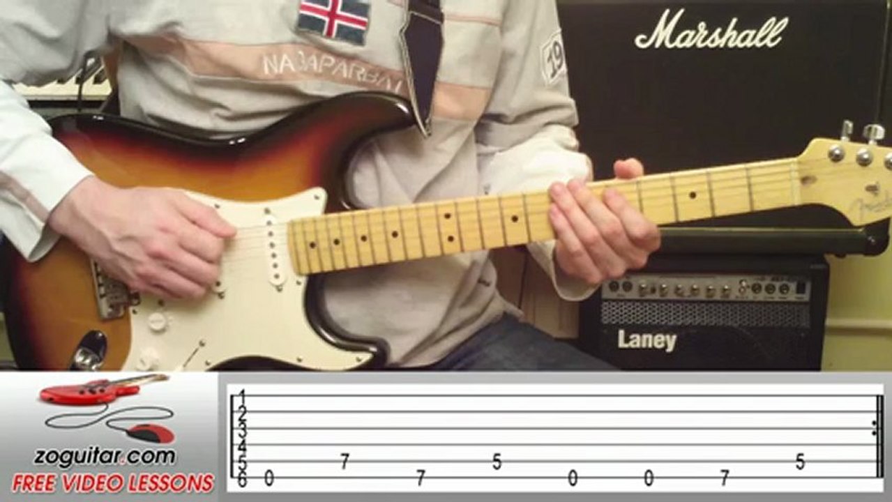 Bon Jovi - Living On A Prayer (main riff) + TAB