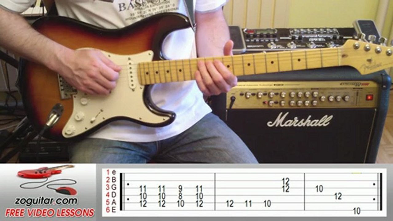Cream - Sunshine Of Your Love (intro riff) + TAB