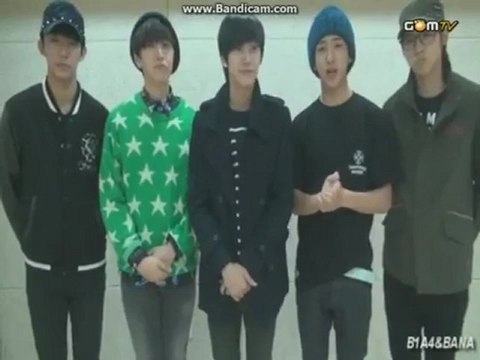 121103 BABA B1A4 제 17 화 수험생 바나 화이팅! B1A4가 응원합니다