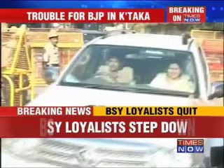 2 BSY-loyalist Ministers quit in Karnataka