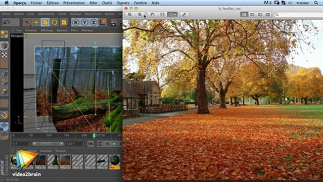 video2brain - Atelier pratique avec CINEMA 4D : Le matte painting