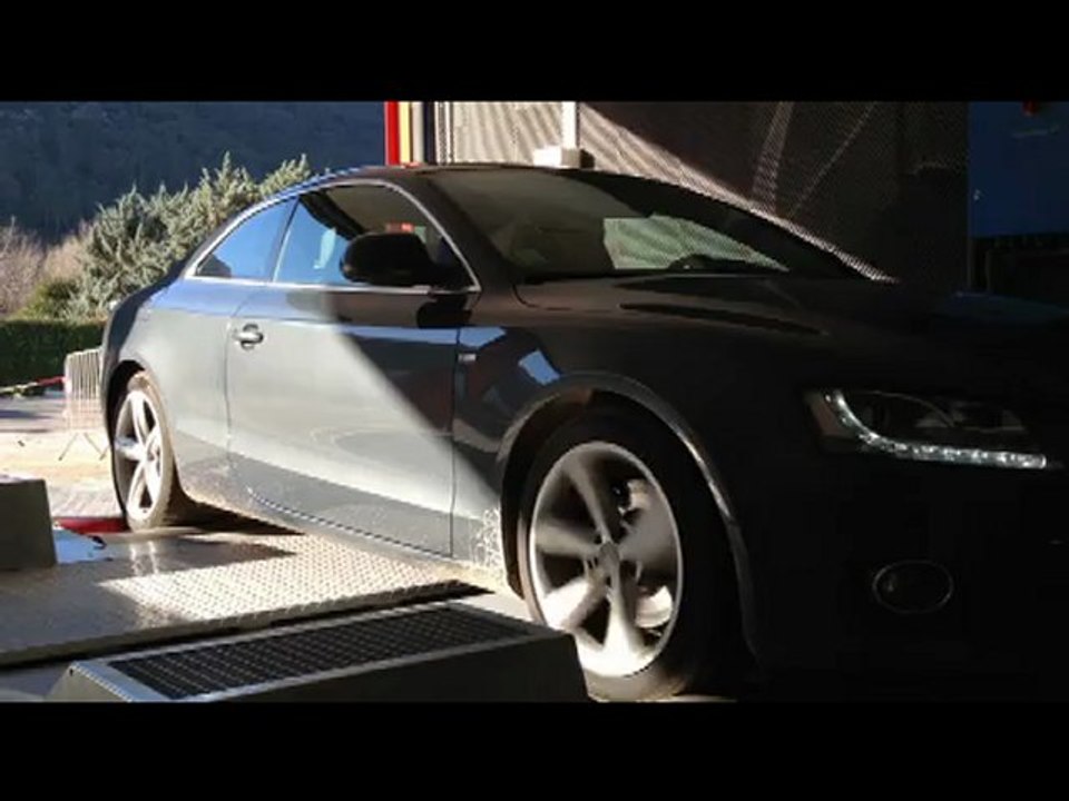 ::: o2programmation ::: Audi A5 2.7L 190@248Cv Reprogrammation Moteur sur Banc de Puissance Cartec o2 Marseille Gemenos PACA