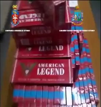 Vittoria (RG) - Lotta al contrabbando di sigarette (21.01.13)