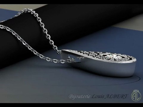 Pendentif Diamant - Diamant Noir