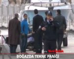 İstanbul Boğazı'nda tekne paniği