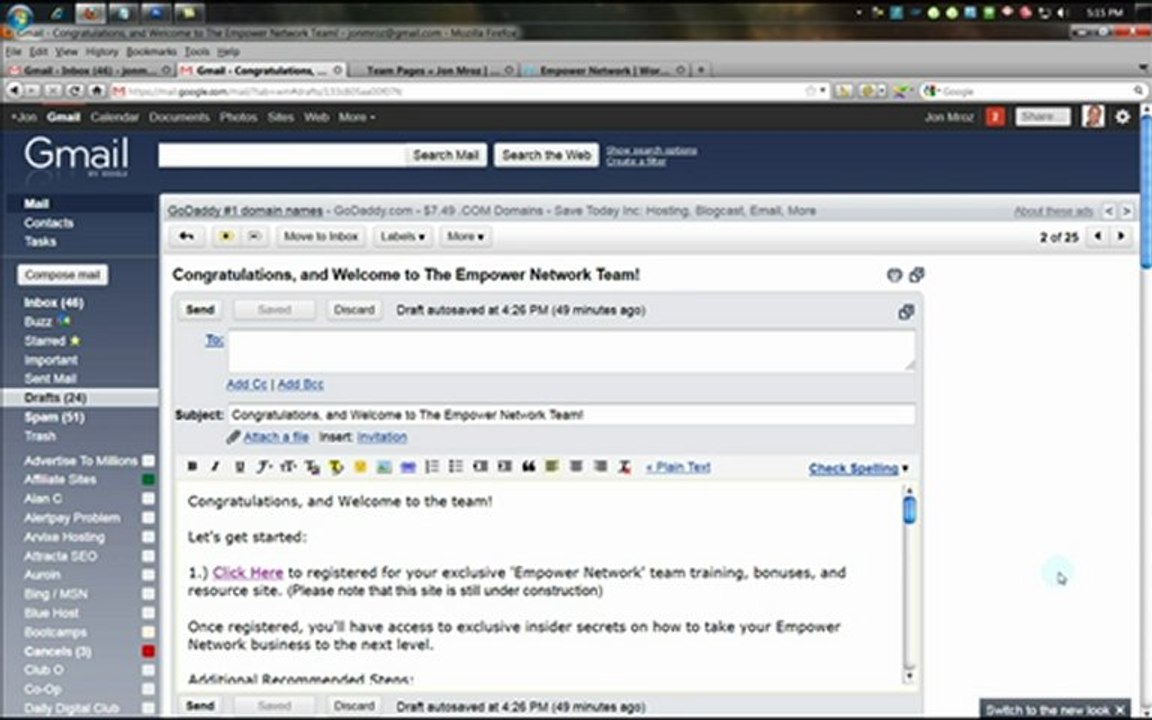 JonMroz-Join Empower Network part 2