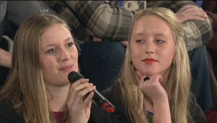 Le Président et la Chancelière face aux jeunes