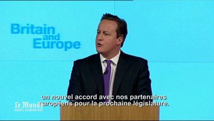 Cameron veut un référendum sur le maintien de son pays dans l'UE