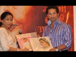 Sachin Tendulkar & Asha Bhosle @ 'Mai' Music Launch