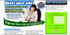 BLAST YOUR ADS .... TO 30,000 PER MONTH - FREE USING OUR NEW SOLO EMAIL BLASTER SYSTEM!