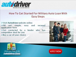 Car Loan for Military With Bad Credit
