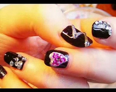 Lady GaGa Poker Face Nail Tutorial 01 01 2013 asyadizi.com