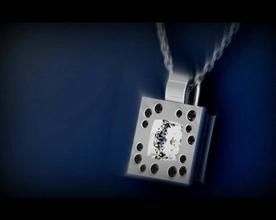 Pendentif Diamant - Diamant Noir