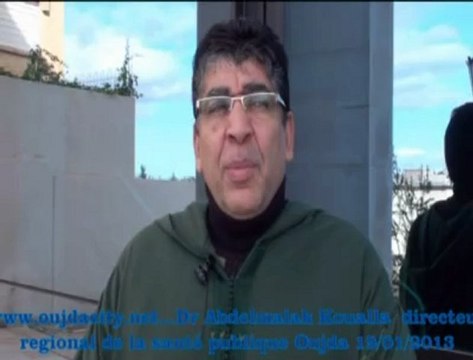 الدكتور عبدالمالك كواللا المدير الجهوي للصحة يقدم شهادة في حق الدكتور مصطفى بنحمزة رئيس المجلس العلمي بوجدة