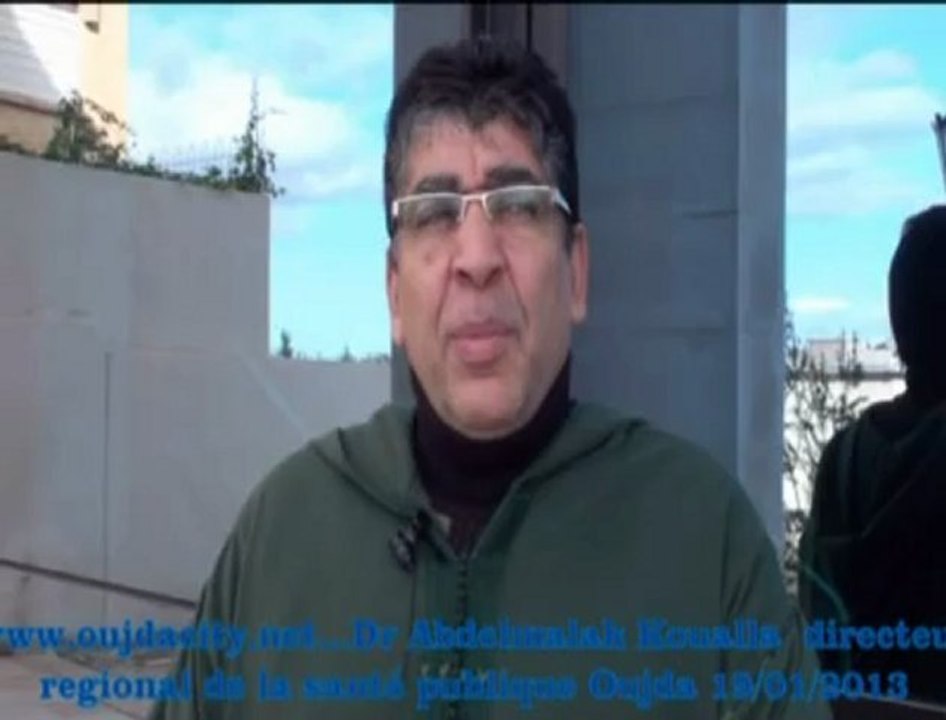 الدكتور عبدالمالك كواللا المدير الجهوي للصحة  يقدم شهادة في حق الدكتور مصطفى بنحمزة رئيس المجلس العلمي بوجدة