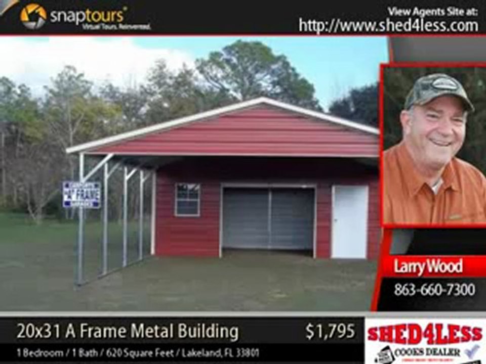 Metal Building - 20x31 A Frame Style