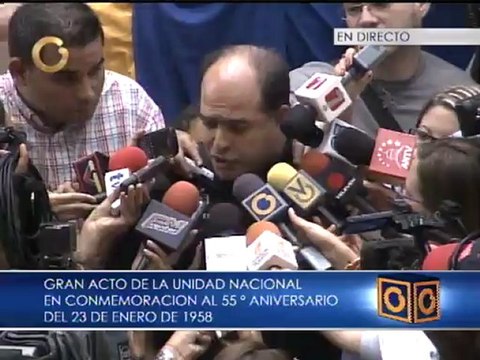No hay manera que nosotros entremos o salgamos de la AN sin que estamos custodiados por la GN
