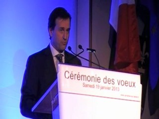 Voeux 2013 d'Arnaud de Bourrousse :  la politique du gouvernement de François Hollande