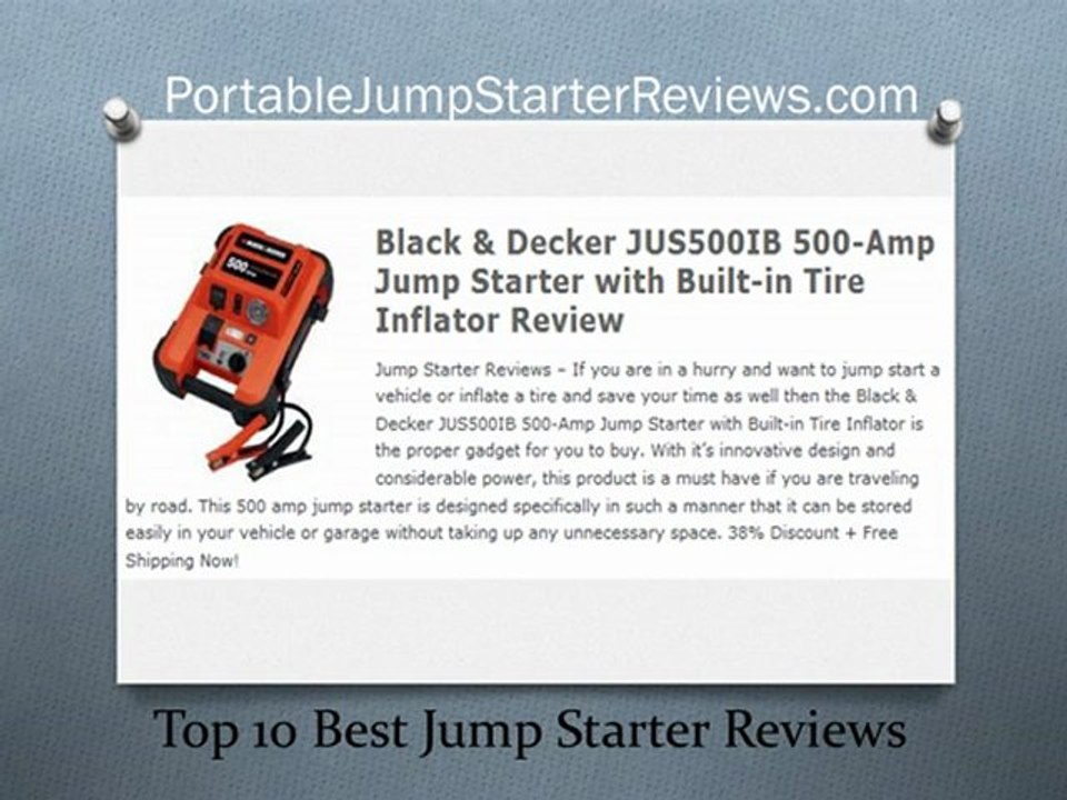 Jump Starter Reviews - Top 10 Jump Starters