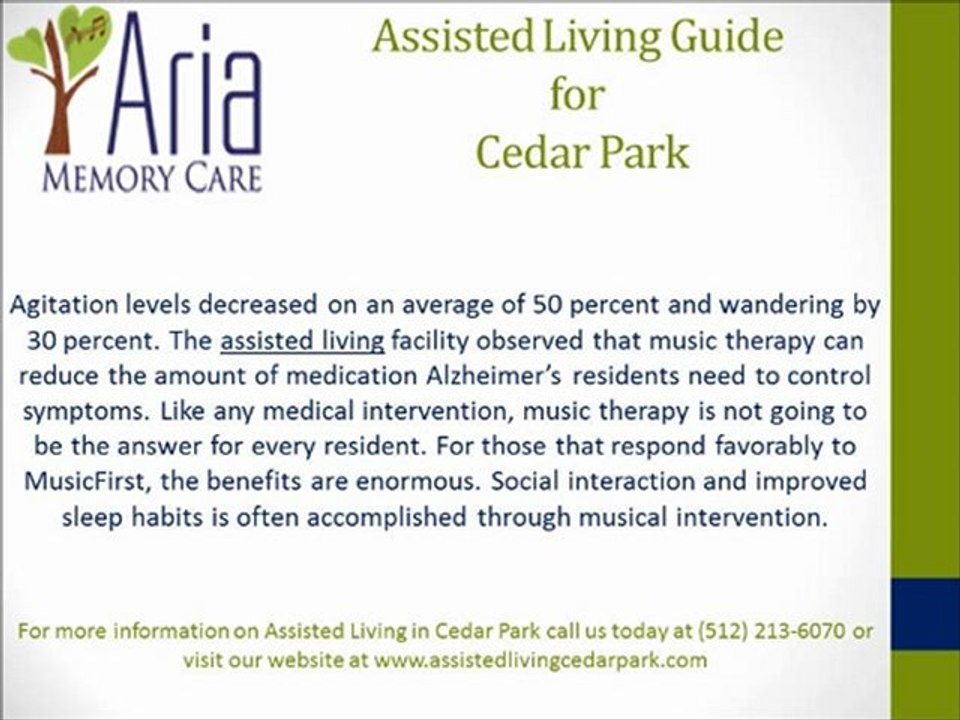 Assisted Living Facilities at Cedar Park