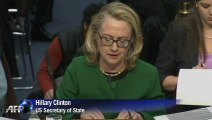 Clinton defends Benghazi action in heated testimony