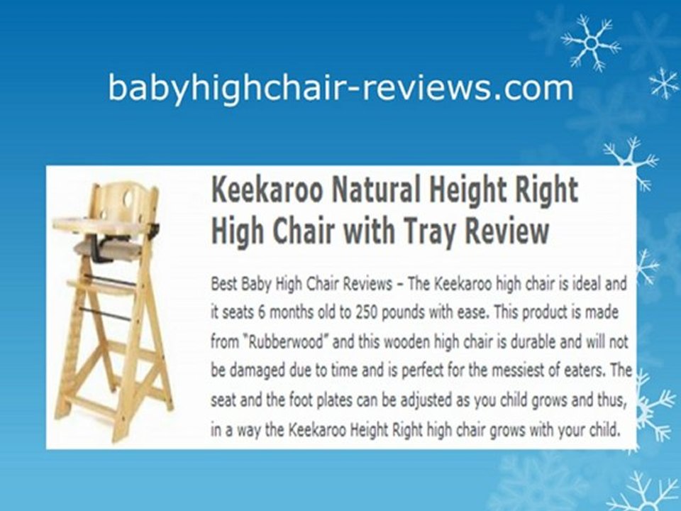 Baby High Chair Reviews - Top 10 Baby High Chairs