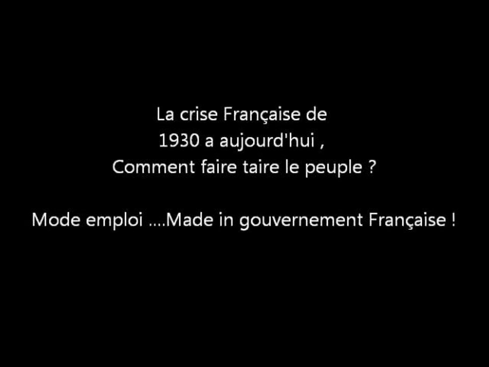 Crise de 1930 a Aujourd'hui , L'Histoire de France non censuré 1de2