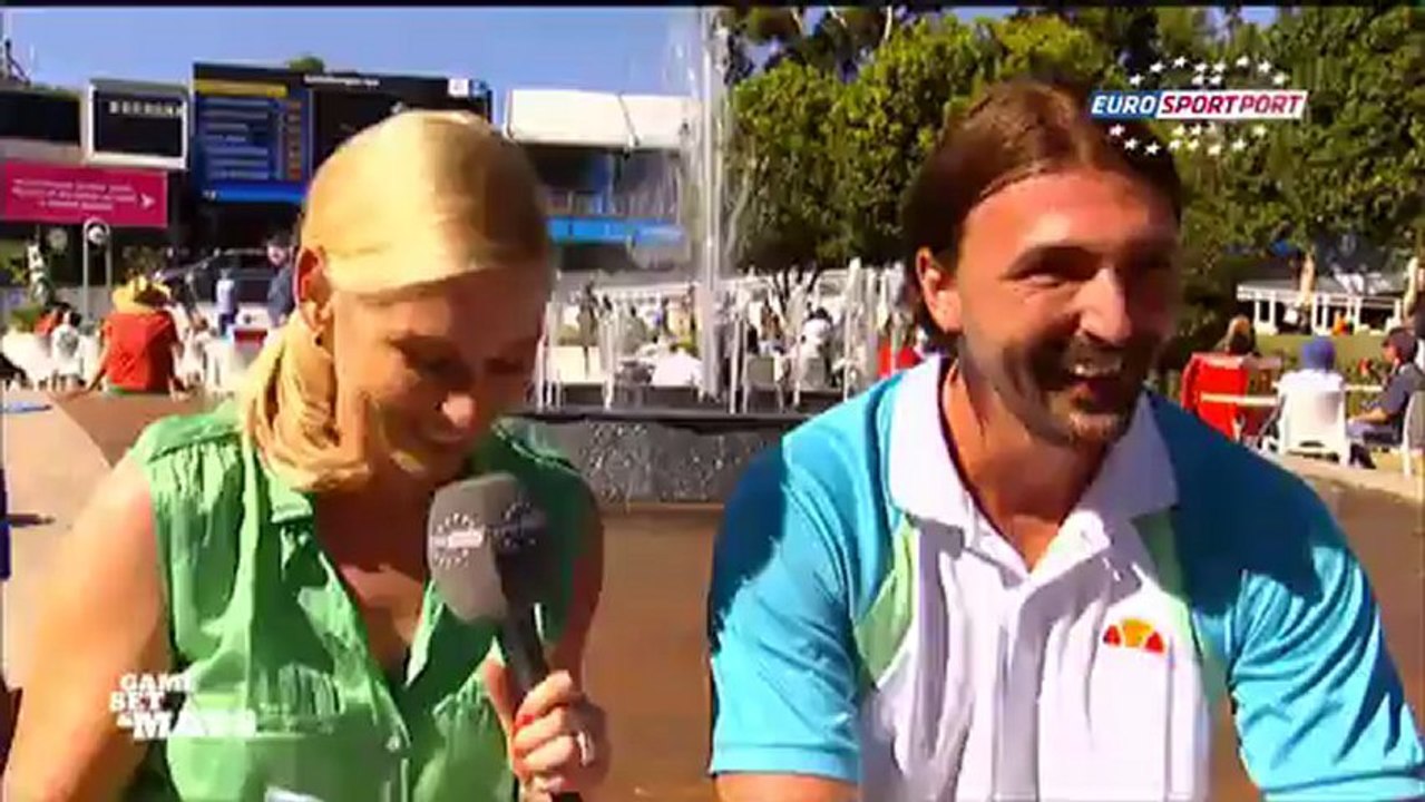 Game, Set & Mats: Barbara with Ivanisevic