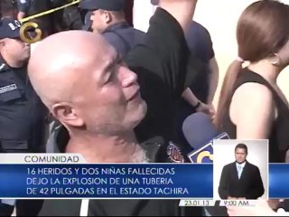 Explosión de tubería de agua en Táchira deja 2 fallecidos