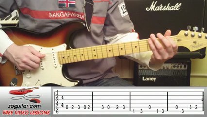 Judas Priest - Breaking The Law (main riff) + TAB