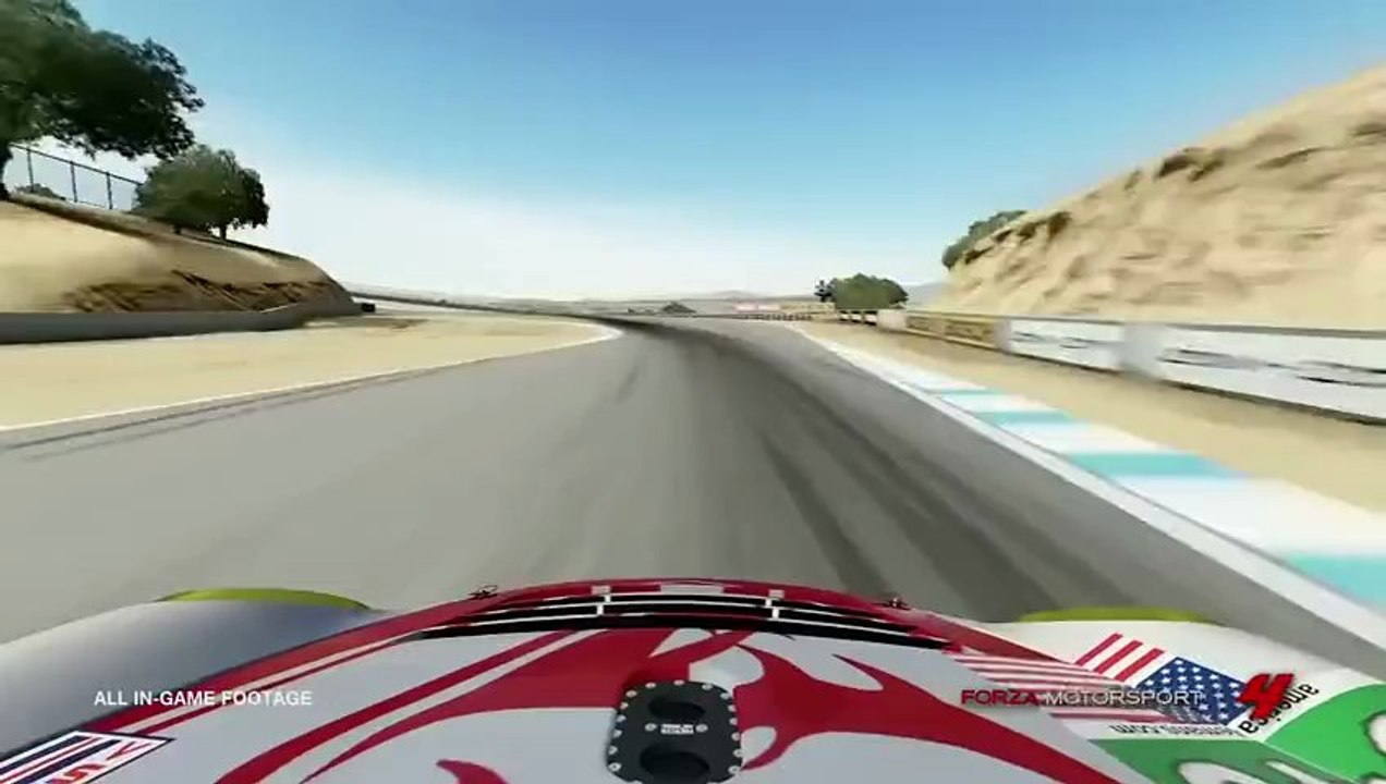 Forza Motorsport 4 - Gameplay #8 - ALMS Flying Lap at Mazda Raceway Laguna Seca