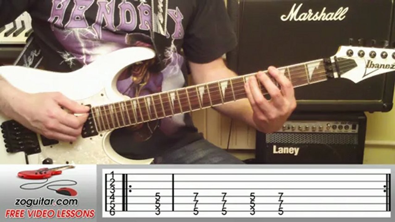 The Kinks - You Really Got Me (main riff) + TAB