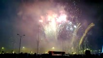 Sylwestrowy pokaz fajerwerków w Katowicach