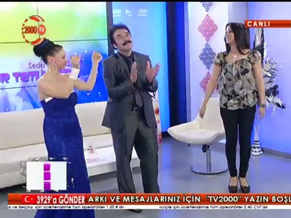 TANJU  TAYFUR  ''ADANA MERSİN''200 TV''DE  SEDA  TATLISES'DE  BİR TATLI SEDA,DAPROĞRAMINDA