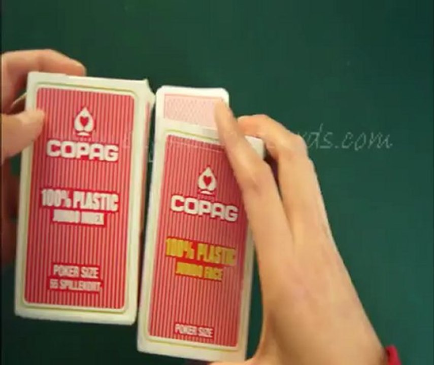 MAGIC-POKER-CARDS--Copag 100% jumbo face--Magic-trick