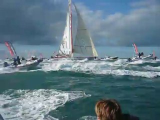 Tournage "en solitaire "en baie des Sable d'olonne